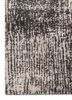 entropy ivory wool and silk hand knotted Rug - Corner