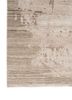 entropy ivory wool and silk hand knotted Rug - Corner