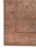 gulmarg red and orange wool and silk hand knotted Rug - Corner gulmarg red and orange wool and silk hand knotted Rug - Corner