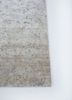 entropy ivory afghan wool and silk hand knotted Rug - Corner entropy ivory afghan wool and silk hand knotted Rug - Corner