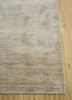 manifest ivory afghan wool and silk hand knotted Rug - Corner