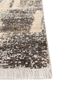 entropy beige and brown wool and silk hand knotted Rug - Corner entropy beige and brown wool and silk hand knotted Rug - Corner
