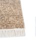 entropy ivory wool and silk hand knotted Rug - Corner entropy ivory wool and silk hand knotted Rug - Corner