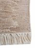 manifest ivory wool and silk hand knotted Rug - Corner manifest ivory wool and silk hand knotted Rug - Corner