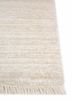 manifest ivory wool and silk hand knotted Rug - Corner manifest ivory wool and silk hand knotted Rug - Corner