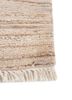 manifest ivory wool and silk hand knotted Rug - Corner