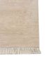 entropy ivory wool and silk hand knotted Rug - Corner entropy ivory wool and silk hand knotted Rug - Corner