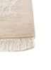entropy ivory wool and silk hand knotted Rug - Corner entropy ivory wool and silk hand knotted Rug - Corner