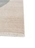 entropy ivory wool and silk hand knotted Rug - Corner entropy ivory wool and silk hand knotted Rug - Corner