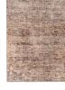 entropy red and orange wool and bamboo silk hand knotted Rug - Corner entropy red and orange wool and bamboo silk hand knotted Rug - Corner