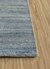 manifest blue wool and silk hand knotted Rug - Corner manifest blue wool and silk hand knotted Rug - Corner