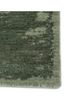 urban pause by kavi green wool hand knotted Rug - Corner urban pause by kavi green wool hand knotted Rug - Corner