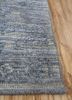 someplace in time grey and black wool and silk hand knotted Rug - Corner someplace in time grey and black wool and silk hand knotted Rug - Corner