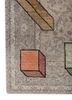 playing with tradition grey and black wool and silk hand knotted Rug - Corner playing with tradition grey and black wool and silk hand knotted Rug - Corner