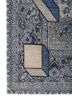 playing with tradition blue wool and silk hand knotted Rug - Corner playing with tradition blue wool and silk hand knotted Rug - Corner