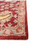 playing with tradition red and orange wool and silk hand knotted Rug - Corner playing with tradition red and orange wool and silk hand knotted Rug - Corner