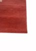 days red and orange wool and silk hand knotted Rug - Corner days red and orange wool and silk hand knotted Rug - Corner