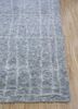 zuri grey and black wool hand knotted Rug - Corner zuri grey and black wool hand knotted Rug - Corner