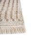 thyme ivory wool hand knotted Rug - Corner