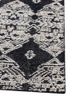 manifest grey and black wool and viscose hand knotted Rug - Corner manifest grey and black wool and viscose hand knotted Rug - Corner