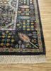 gulmarg grey and black wool hand knotted Rug - Corner gulmarg grey and black wool hand knotted Rug - Corner