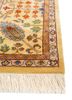 gulmarg gold silk hand knotted Rug - Corner gulmarg gold silk hand knotted Rug - Corner