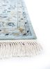 gulmarg blue silk hand knotted Rug - Corner gulmarg blue silk hand knotted Rug - Corner