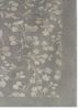 pansy grey and black wool and silk hand knotted Rug - Corner pansy grey and black wool and silk hand knotted Rug - Corner