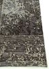 uvenuti grey and black wool hand knotted Rug - Corner