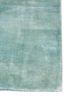 basis blue wool and viscose hand loom Rug - Corner