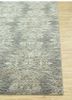 far east grey and black wool and silk hand knotted Rug - Corner far east grey and black wool and silk hand knotted Rug - Corner