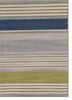 indusbar grey and black wool flat weaves Rug - Corner