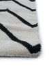 indusbar grey and black wool flat weaves Rug - Corner indusbar grey and black wool flat weaves Rug - Corner