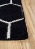 indusbar grey and black wool flat weaves Rug - Corner