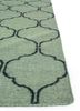 indusbar green wool flat weaves Rug - Corner indusbar green wool flat weaves Rug - Corner