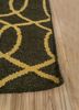 indusbar green wool flat weaves Rug - Corner indusbar green wool flat weaves Rug - Corner