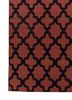 indusbar red and orange wool flat weaves Rug - Corner indusbar red and orange wool flat weaves Rug - Corner