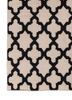 indusbar ivory wool flat weaves Rug - Corner indusbar ivory wool flat weaves Rug - Corner