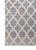 indusbar grey and black wool flat weaves Rug - Corner