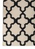 indusbar ivory wool flat weaves Rug - Corner