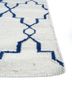 indusbar grey and black wool flat weaves Rug - Corner