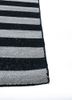 alhambra grey and black wool flat weaves Rug - Corner