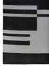 indusbar grey and black wool flat weaves Rug - Corner indusbar grey and black wool flat weaves Rug - Corner