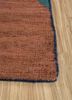 orenda multi wool flat weaves Rug - Corner orenda multi wool flat weaves Rug - Corner