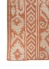 indusbar red and orange wool flat weaves Rug - Corner indusbar red and orange wool flat weaves Rug - Corner