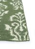 indusbar green wool flat weaves Rug - Corner indusbar green wool flat weaves Rug - Corner