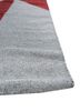 indusbar red and orange wool flat weaves Rug - Corner indusbar red and orange wool flat weaves Rug - Corner