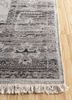 viscaya grey and black afghan wool hand knotted Rug - Corner