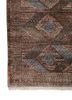 someplace in time red and orange afghan wool hand knotted Rug - Corner someplace in time red and orange afghan wool hand knotted Rug - Corner