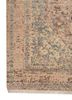 someplace in time red and orange wool hand knotted Rug - Corner
